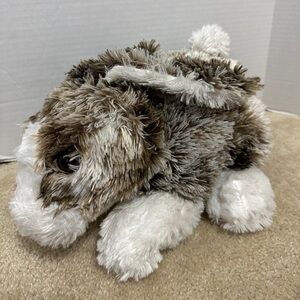 Dan Dee Collectors Choice Bunny Rabbit Large 13” Plush Brown White Grey